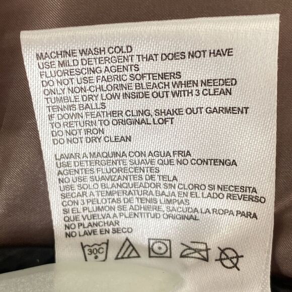 Andrew Marc Women's Premium Down Quilted Black Puffer Coat Lightweight Sz L - Picture 12 of 14